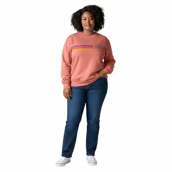 Disney Mickey & Friends Pink Graphic Sweatshirt XXL - Picture 1 of 5